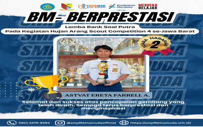 Selamat dan Sukses Atas Prestasi Siswa/I SMP FK Bina Muda Bulan Januari